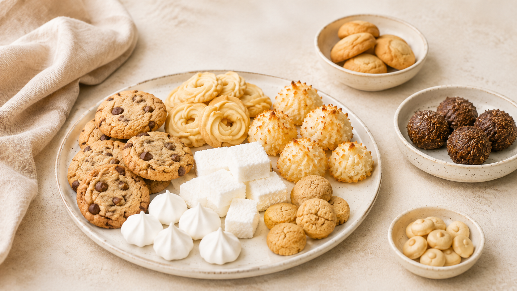 Biscoitos e docinhos secos